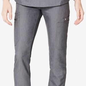 Figs Graphite Yola Skinny Scrub Pants, Petite Medium